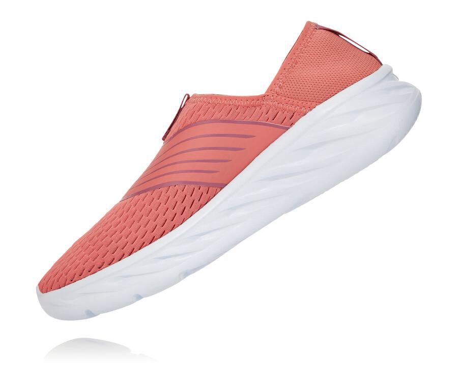 Sandalias Hoka One One Mujer Naranjas/Blancos - Ora Recovery - EWDM91648